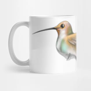 Cute Hummingbird Drawing Mug